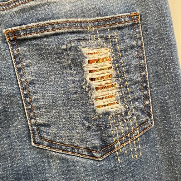 Girlfriend patchwork ankle jeans - Picture 10 of 16